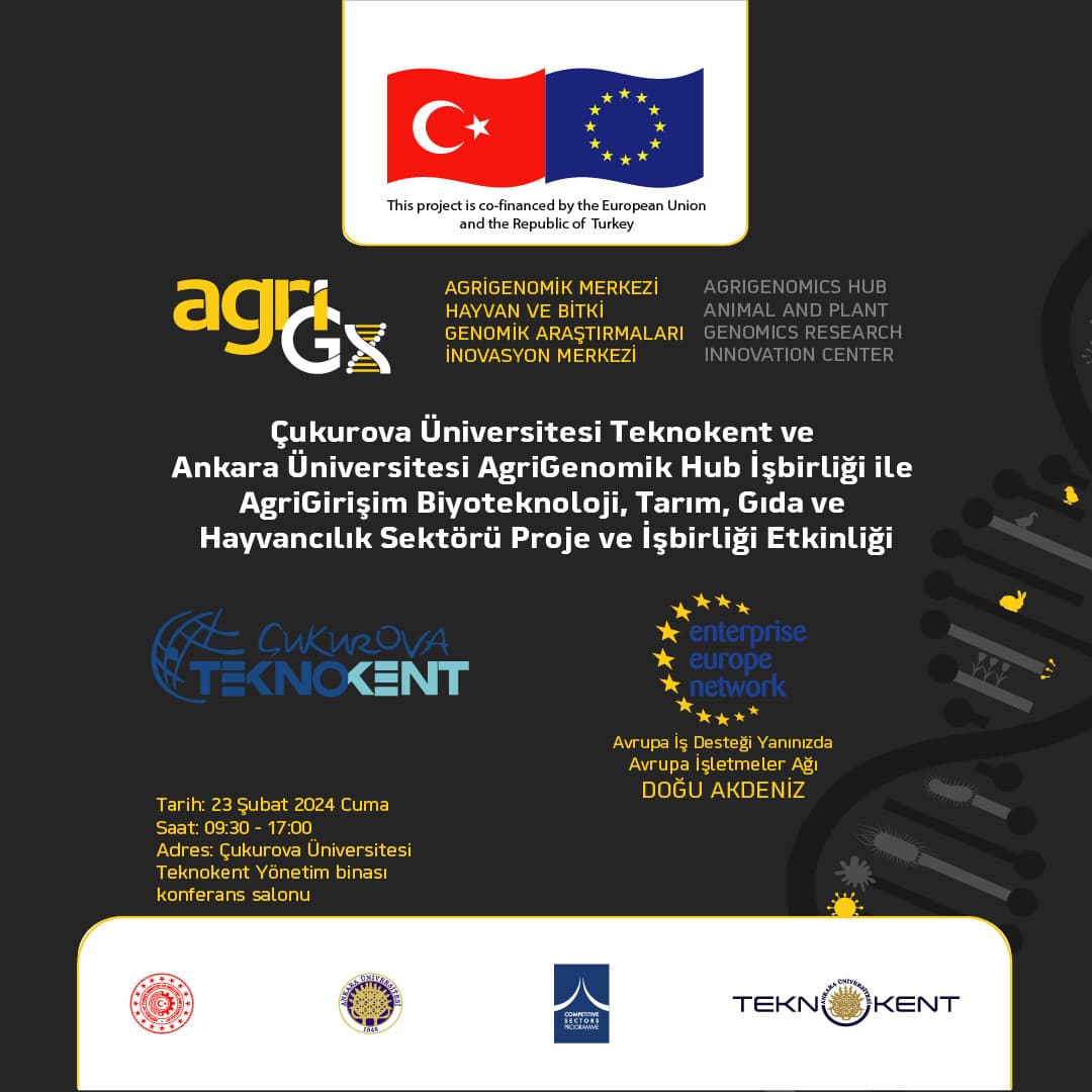 Ankara Üniversitesi ve Çukurova Üniversitesi Teknokentleri İş Birliği ve Proje Pazarı etkinliği